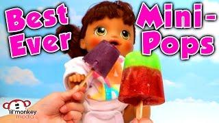 YUMMY DIY! Best Ever Mini-Pops Popsicles!