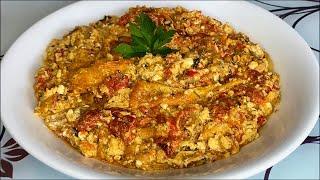 Миш - маш | Scrambled peppers with eggs and cheese recipe