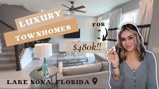 LUXURY Lake Nona, Florida Townhomes  | Home Tour | Orlando, Florida