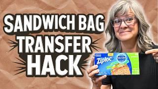 The AMAZING Sandwich Bag Transfer Hack / Transfer Graphics & Photos