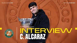 Alcaraz champion interview | Roland-Garros 2025