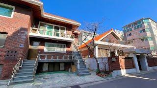 [4K SEOUL] Walking in a Village with Many Red Brick Houses in Seoul