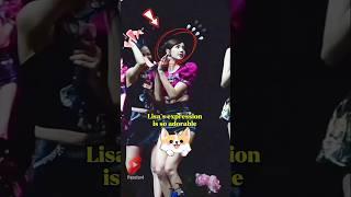 Lisa's Expression Which Is So Adorable#blackpink #lisa #jisoo #rose #fypシ゚viral #shorts