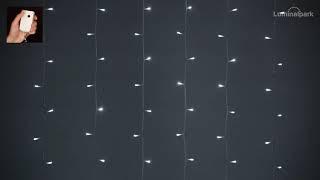 Tenda Smart Connect, 1 x h. 2 metri, 120 led bianco freddo (cod. 56329)