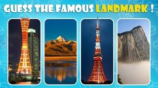 Guess the Famous LANDMARKS Quiz | 20 Most Known MONUMENTS! | Geography & Country Trivia Quiz Puzzles
