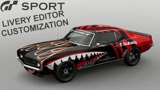 GT SPORT LIVERY EDITOR | HOTROD CAMARO (Chevrolet Camaro) [SPEED ART]