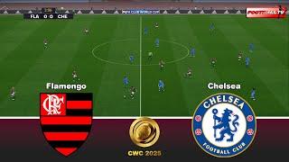 FLAMENGO vs CHELSEA | FIFA Club World Cup 2025 [USA] | Full Live Football Match | Pes 21 Simulation