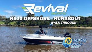 Water Test - Revival 520 Offshore with a 90hp Mercury 4-Stroke