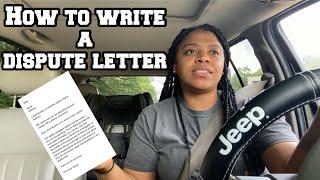 HOW TO WRITE A DISPUTE LETTER + TIPS ‼️ | CREDIT REPAIR | LifeWithMC