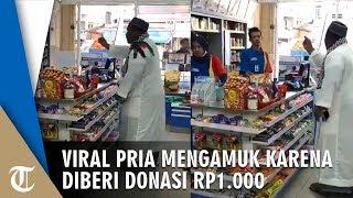 Viral Pria Marah-marah ke Kasir Indomaret karena Hanya Diberi Rp1 000 untuk Donasi