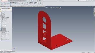 SOLIDWORKS 2018 - ENGINE CASE FRAME - CONCRETE MIXER