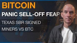 Bitcoin SELL-OFF on Panic & Fear, Time To Buy The Dip! Miners Vs Bitcoin Past Week!