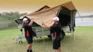 How to: Setup MDC CRUIZER SLIDE Camper Trailer(old)