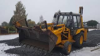 jcb 3cx 1989 sitemaster grey cab