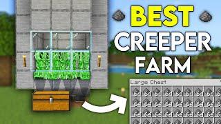 BEST 1.21 CREEPER FARM For Minecraft Bedrock (Windows/Console/Mobile)