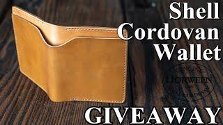 Shell Cordovan Wallet Giveaway