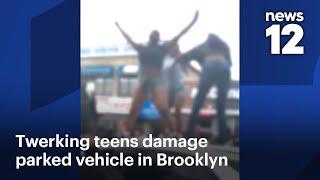 Teens cause $3K in damage to parked car in Crown Heights | News 12