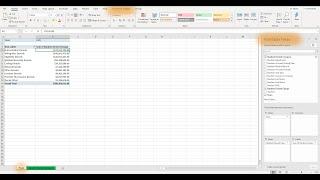 Excel Pivot Table for beginners