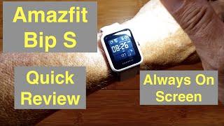 XIAOMI AMAZFIT BIP S (Updated BIP) 5ATM Waterproof Apple Watch Shaped Smartwatch: Quick Overview