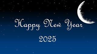 Happy New Year 2025 || happy new year 2025 in ms paint || microsoft paint || ms paint ||