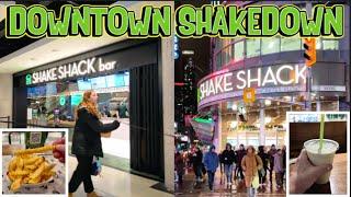 2 Shacks Back To Back: Walking Between & Finally Trying BOTH Downtown Toronto Shake Shack Locations