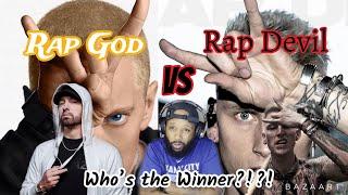 EMINEM "KILLSHOT"  VS  MGK "RAP DEVIL" | DISS TRACK BATTLE/ BREAKDOWN!! OH THEY BATTLING!