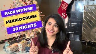 How to pack for a Mexican Riviera Cruise | 10 nights | Princess Cruises