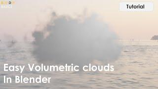 Easy volumetric cloud in Blender 3.1 within minutes | BlenderBasics