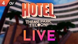 PARKING LOT - Building a HOTEL in Themepark Tycoon 2 Roblox #4