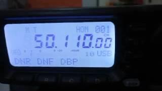 Yaesu FT-100D recebendo em 50110khz