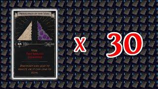 30 SETS OF ARROGANCE OF THE VAAL - PATH OF EXILE 3.16 - IMPLICITS FOR DAYS