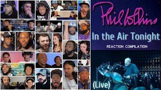 REACTION COMPILATION | Phil Collins - In the Air Tonight (Live) | Reaction Mashup