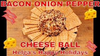 BACON ONION PEPPER CHEESE BALL