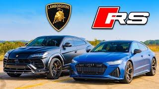 Кто победит в заезде: Lamborghini Urus или же RS7 Performance?