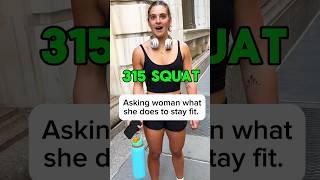 Asking fit gal what she does for her workouts. #girlswholift #squat #fitness #nyc