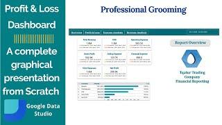 Profit & Loss Dashboard from Scratch in Google Data Studio 2020