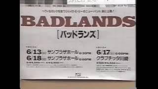 Badlands - Dreams In The Dark(Video)1989