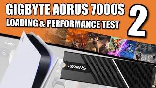 Gigabyte AORUS 7000S SSD vs PS5 Internal SSD Comparison Test