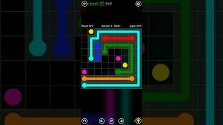 Flow Free | Bonus Pack | Hard Level 22 (9×9) 