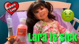 Reborn Toddler Lara is sick reborn sick day routine | Reborn Love