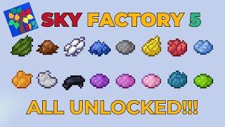 HOW TO UNLOCK ALL COLORS In MINECRAFT SkyFactory 5