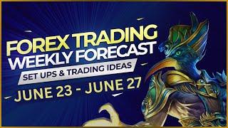  Weekly Forex Forecast | EURUSD, GBPUSD, USDJPY, AUDUSD, XAUUSD OIL (23/06/2025) Supply And Demand