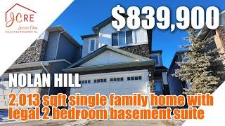 Tour a $839,900 Legal Basement Suite Home in Calgary's Nolan Hill | Home for Sale