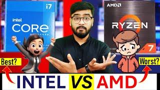 Intel Vs AMD Processors ? Which is Best | Intel Vs Ryzen #intelvsamd