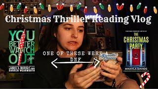 Reading a Christmas Thriller(reading vlog)