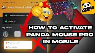 How To Activate panda mouse pro in simple method.വളരെ എളുപ്പത്തിൽ. #freefire