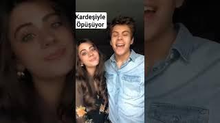 Siblings Lips Kiss️ Kardeşiyle Öpüşme Akımı TikTok