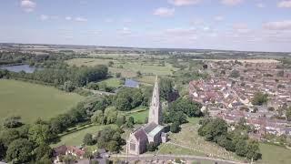 Olney, Milton Keynes, Birds eye view