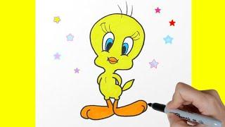 How to Draw Tweety  트위티 그리기