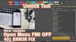 Unlock Tool OPEN Menu FMI OFF FIX ERROR 401 iPhone 5 to 15 Pro Max